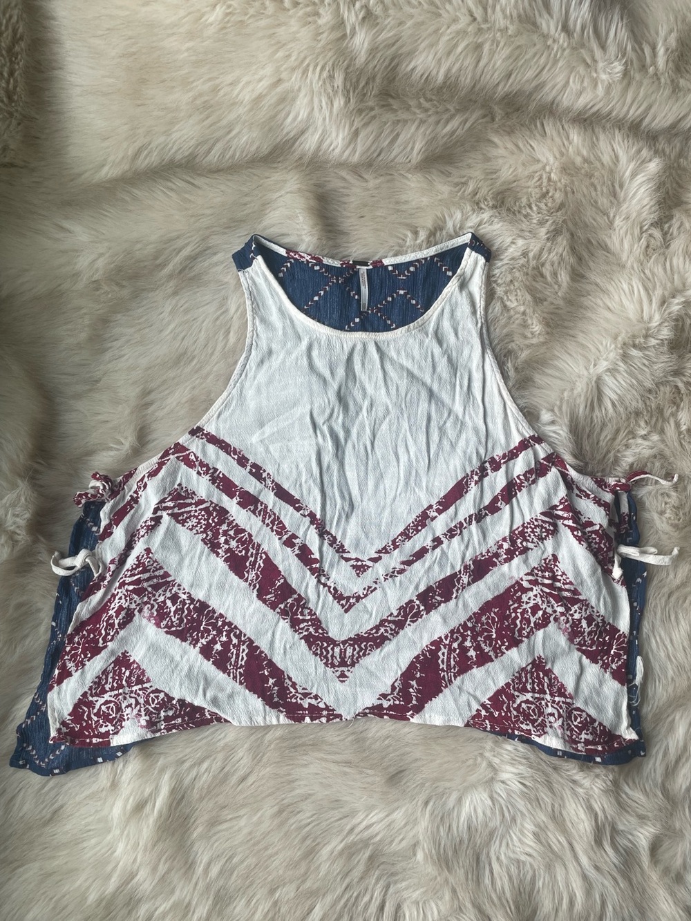 Free People Touch of Love Side-Tie Tank
